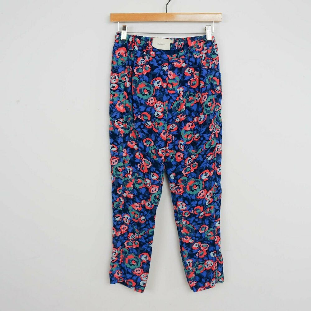 Elevenses Floral Print Pants Pull On
